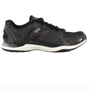 Ryka Grafik Black and White Athletic Shoes, Women's Size 10